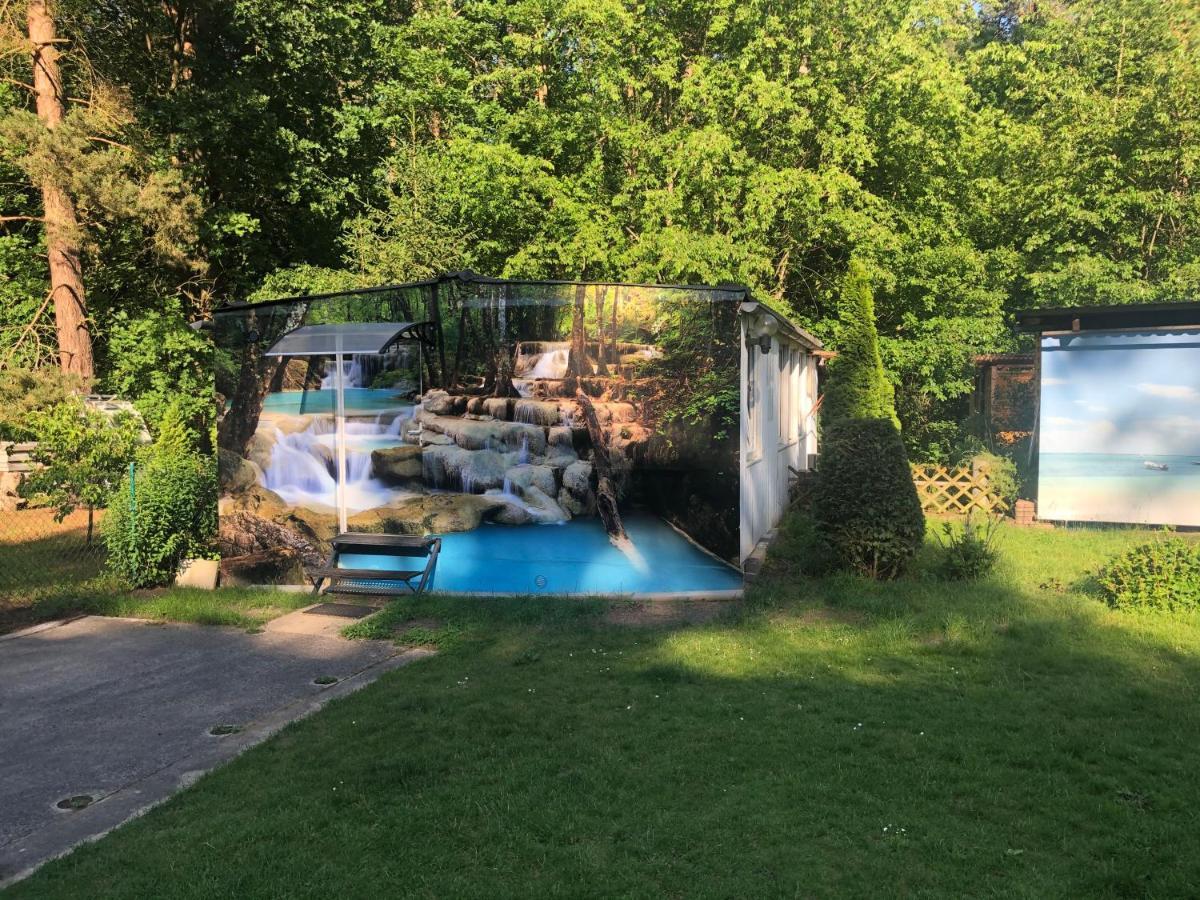Bungalow Am Wald Bernau bei Berlin Ngoại thất bức ảnh